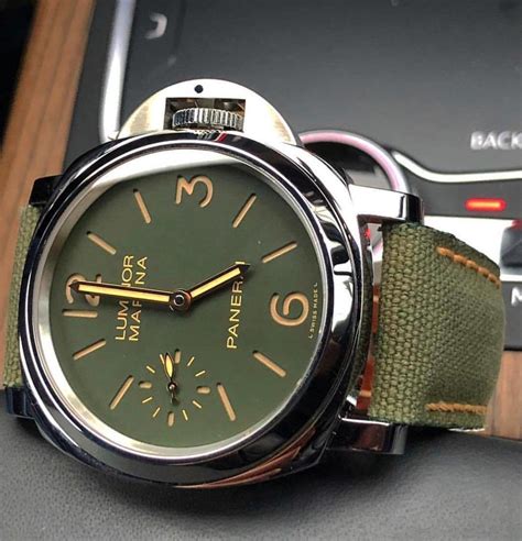 panerai luminor canvas strap|authentic panerai watch straps.